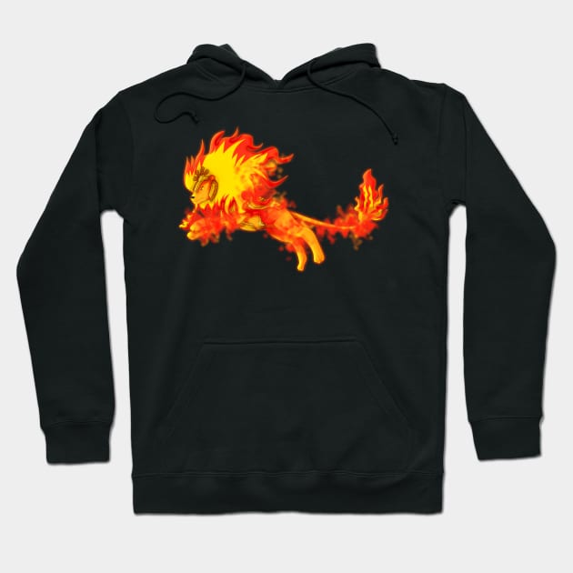 Fire Lion Hoodie by jotakaanimation